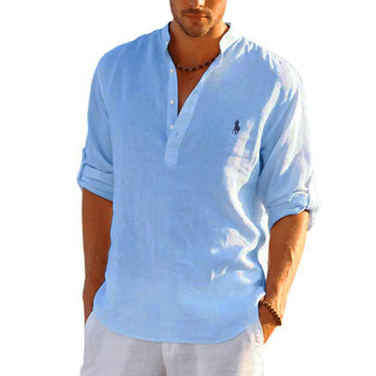 Men's Casual Henley Shirt | Thomas