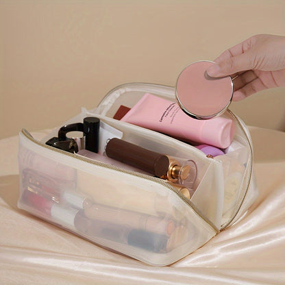 Transparent Travel Organizer for Makeup and Accessories – Durable, Compact Design, Clear Plastic, 10 x 6 x 4 Inches 3