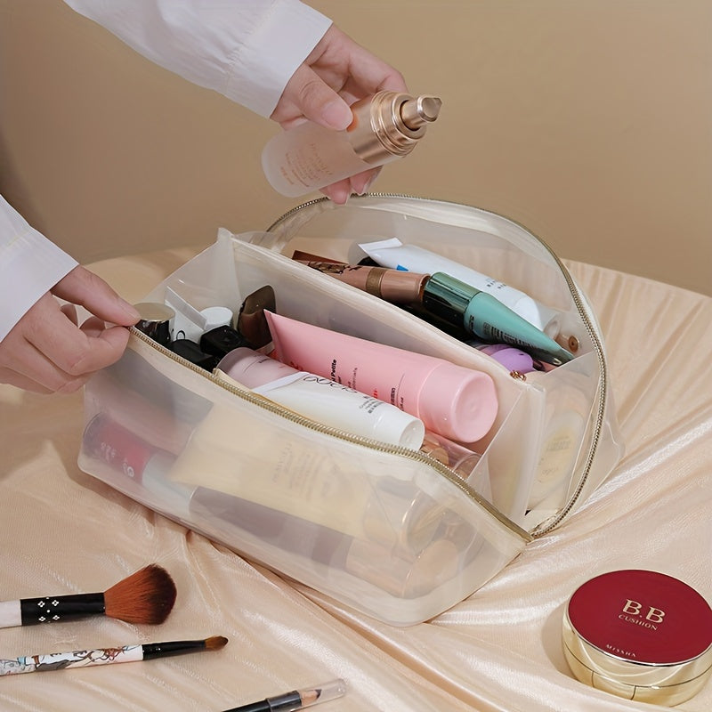 Transparent Travel Organizer for Makeup and Accessories – Durable, Compact Design, Clear Plastic, 10 x 6 x 4 Inches 4