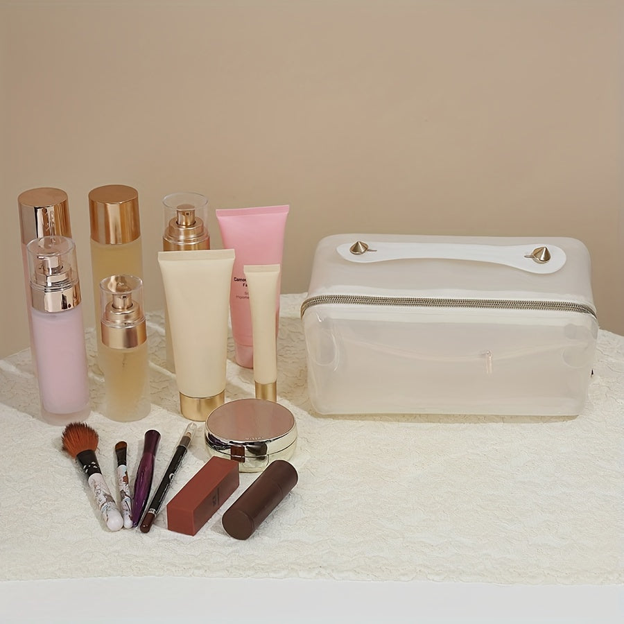 Transparent Travel Organizer for Makeup and Accessories – Durable, Compact Design, Clear Plastic, 10 x 6 x 4 Inches 5