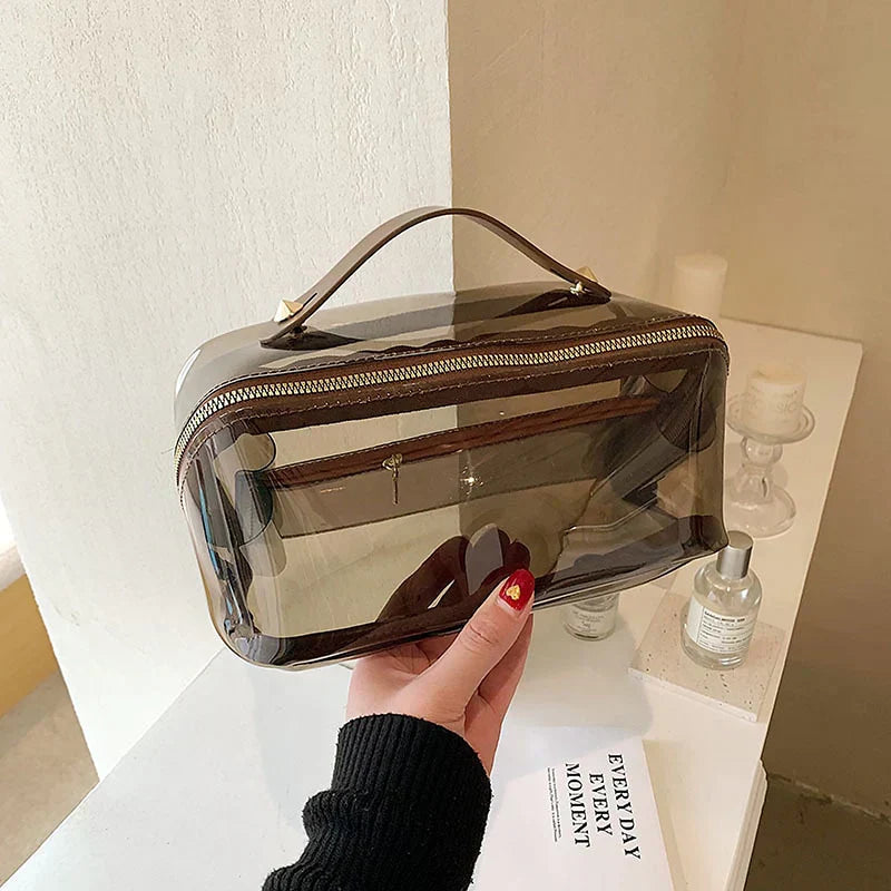 Transparent Travel Organizer for Makeup and Accessories – Durable, Compact Design, Clear Plastic, 10 x 6 x 4 Inches 6