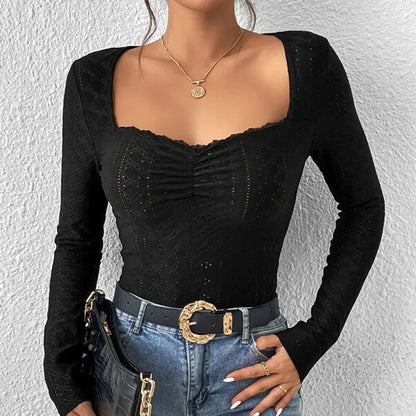 Trendy chic long sleeves top for women | Mirjam