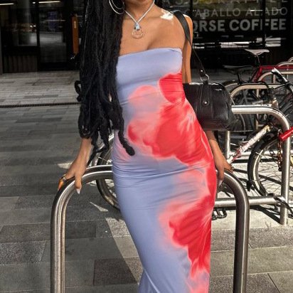 Strapless Elegant Maxi Dress | Lyric