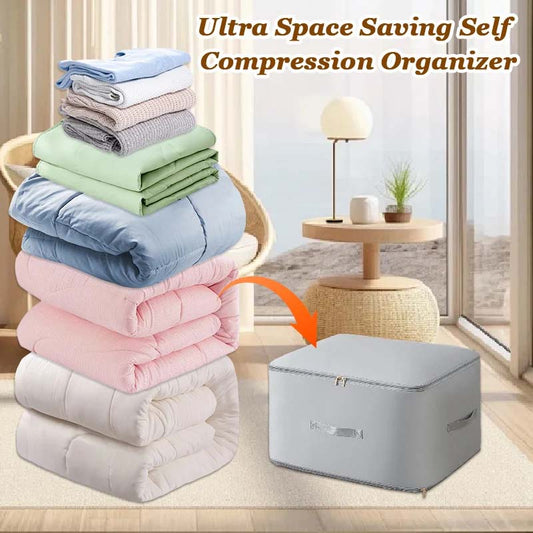 Ultra Space-Saving Compression Storage Bags for Clothes and Bedding – Waterproof, Durable, Lightweight with Reinforced Handles 0