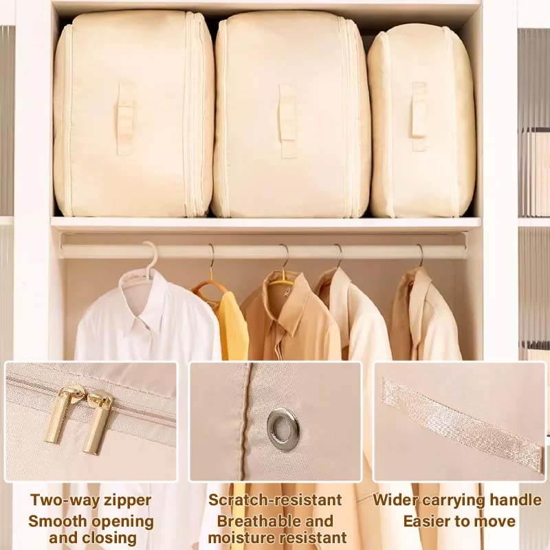 Ultra Space-Saving Compression Storage Bags for Clothes and Bedding – Waterproof, Durable, Lightweight with Reinforced Handles 6