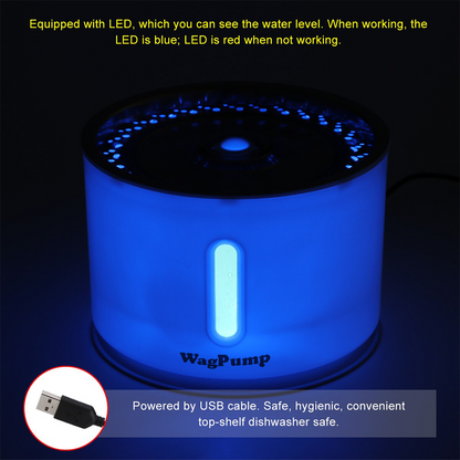 Pet Water Fountain Automatic Large Eco-Friendly | WagPump-4