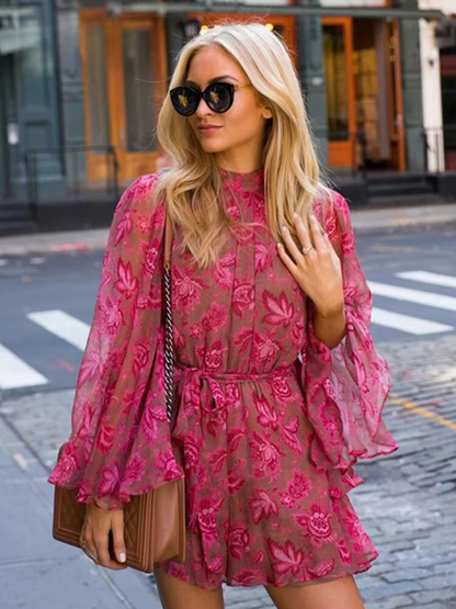 Floral Chiffon Dress | Priscilla