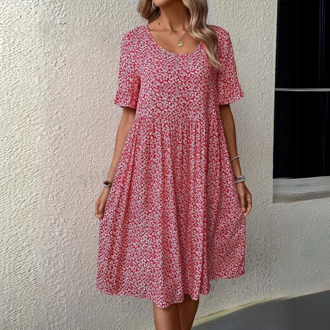 Elegant Dress with Polka Dots | Nola