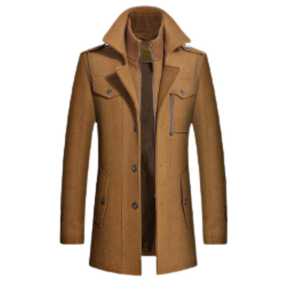 Chito - Formal Button-Up Coat for Men - Sleek & Versatile