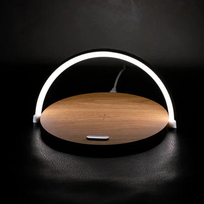 Wireless Charger LED Lamp Phone Holder | Modern Design-1