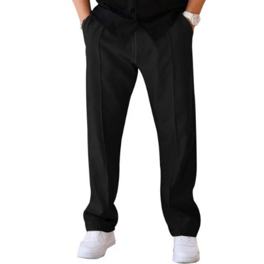 Men's Pleated Wide-Leg Pants | Adonis