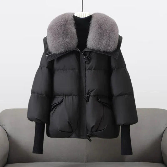 Women Fur Collar Winter Jacket | Amara