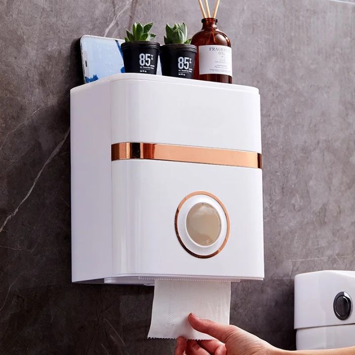 Wall-Mounted Bathroom Organizer – Space-Saving Storage for Cosmetics and Accessories, Waterproof Design, Easy Installation 6