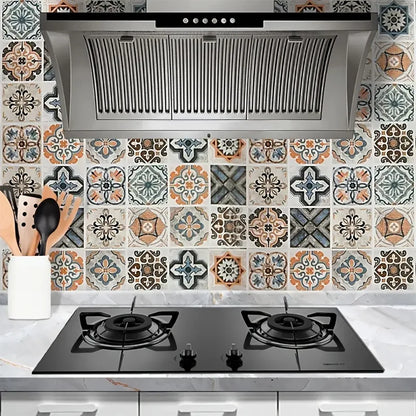Waterproof Removable Bathroom Wallpaper – Self-Adhesive PVC Vinyl, 40cm European Style 3D Wall Stickers 5