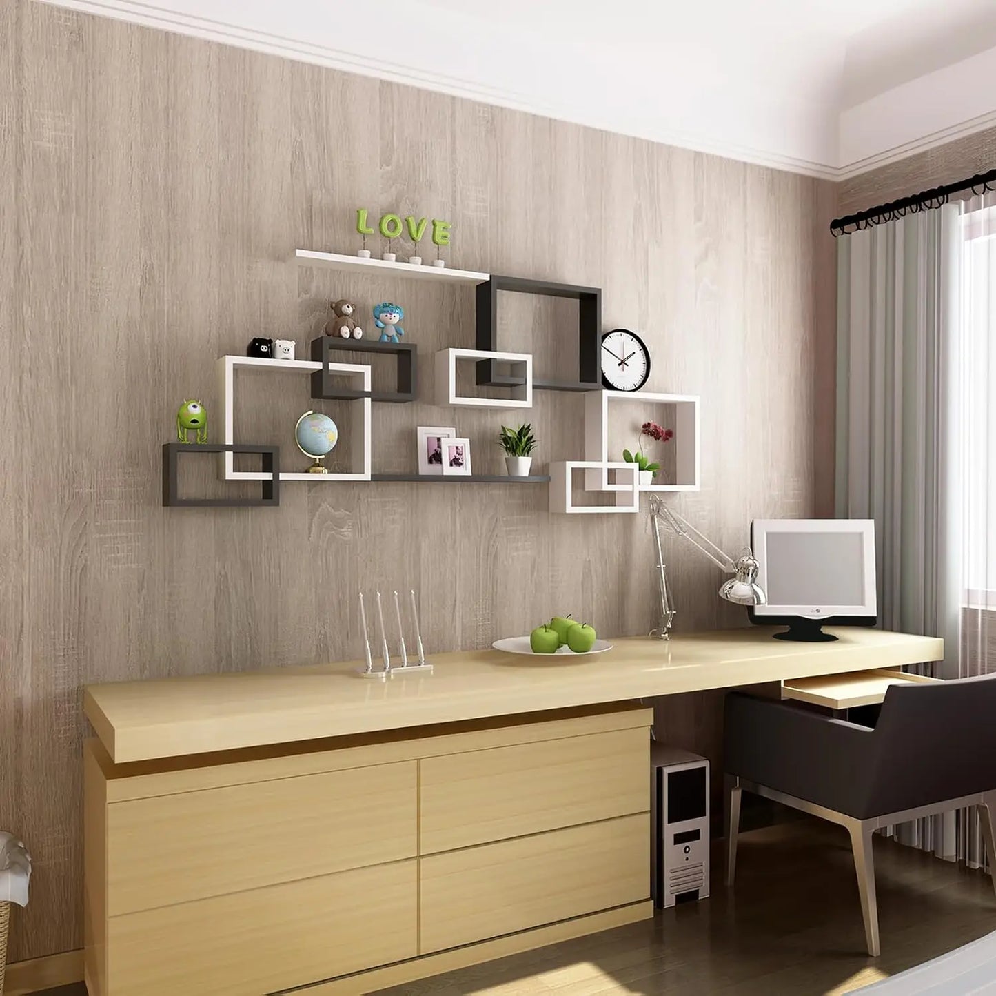 Waterproof Wood Grain PVC Wallpaper for Kitchen Cabinets – Self-Adhesive, Easy to Clean, 50cm Wide 4