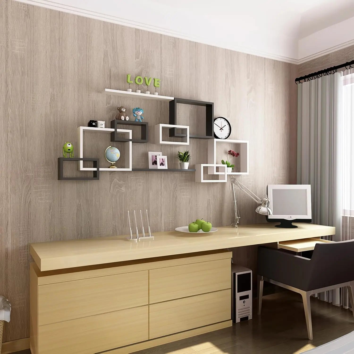 Waterproof Wood Grain PVC Wallpaper for Kitchen Cabinets – Self-Adhesive, Easy to Clean, 50cm Wide 4