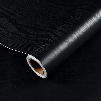 Waterproof Wood Grain PVC Wallpaper for Kitchen Cabinets – Self-Adhesive, Easy to Clean, 50cm Wide 9