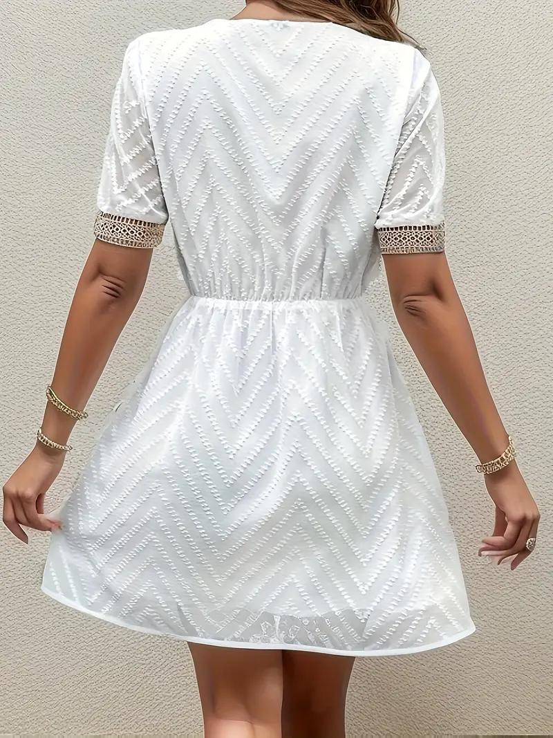 Elegant V-Neck Dress Spring Summer | Calista