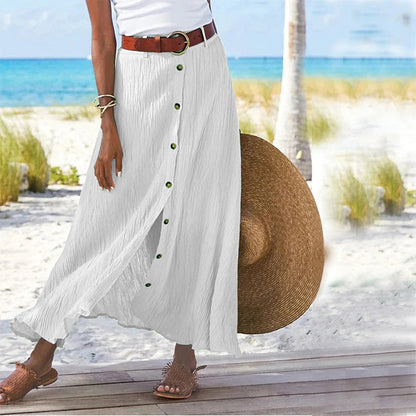 Bloom | Breezy Button-Down Maxi Skirt