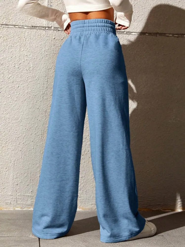 Wide-Leg High-Waisted Lounge Pants | Solange