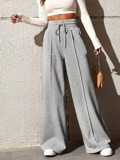 Wide-Leg High-Waisted Lounge Pants | Solange