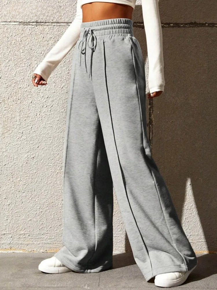 Wide-Leg High-Waisted Lounge Pants | Solange