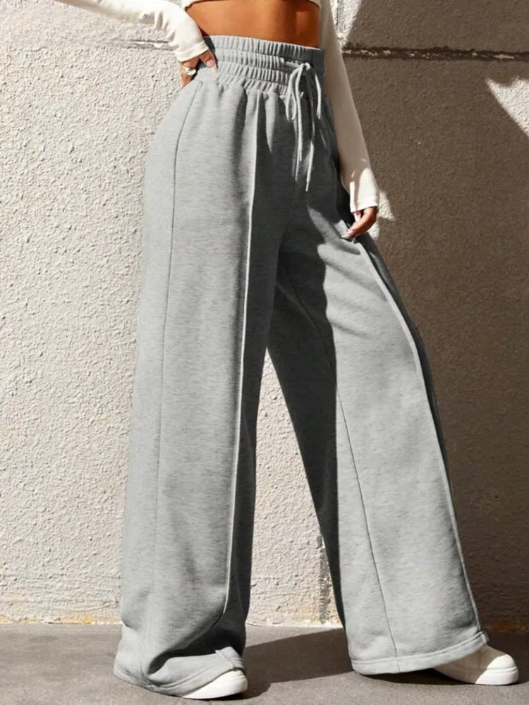 Wide-Leg High-Waisted Lounge Pants | Solange