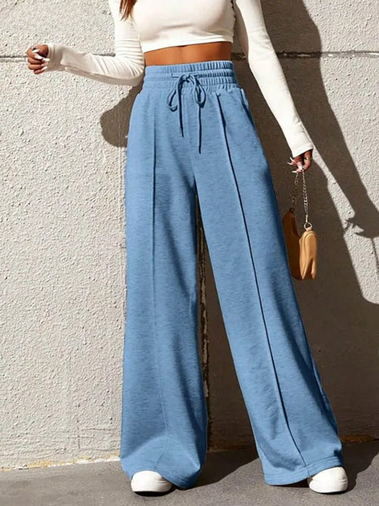 Wide-Leg High-Waisted Lounge Pants | Solange