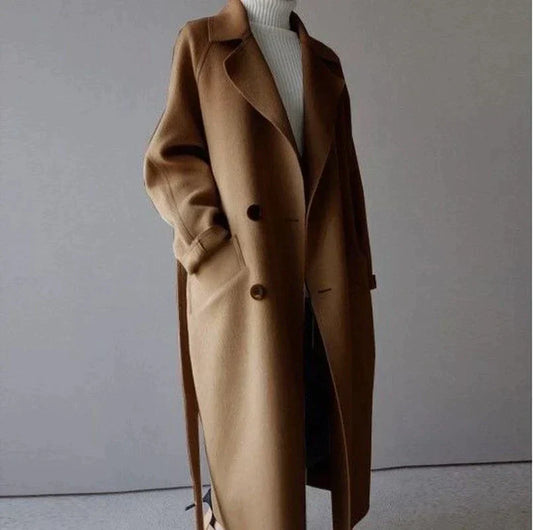 Women Elegant Longline Coat | Altheia