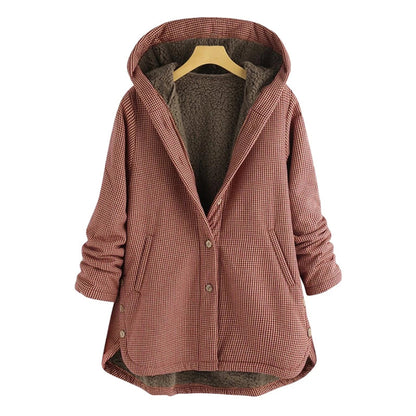 Women Hooded Fleece-Lined Coat | Jessamine