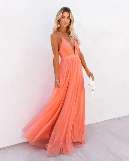 Women Maxi Dress Black Viscose | Elegant Charm 1