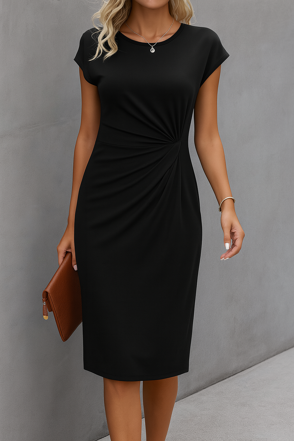 Women Midi Dress Soft Fabric | Susy 0