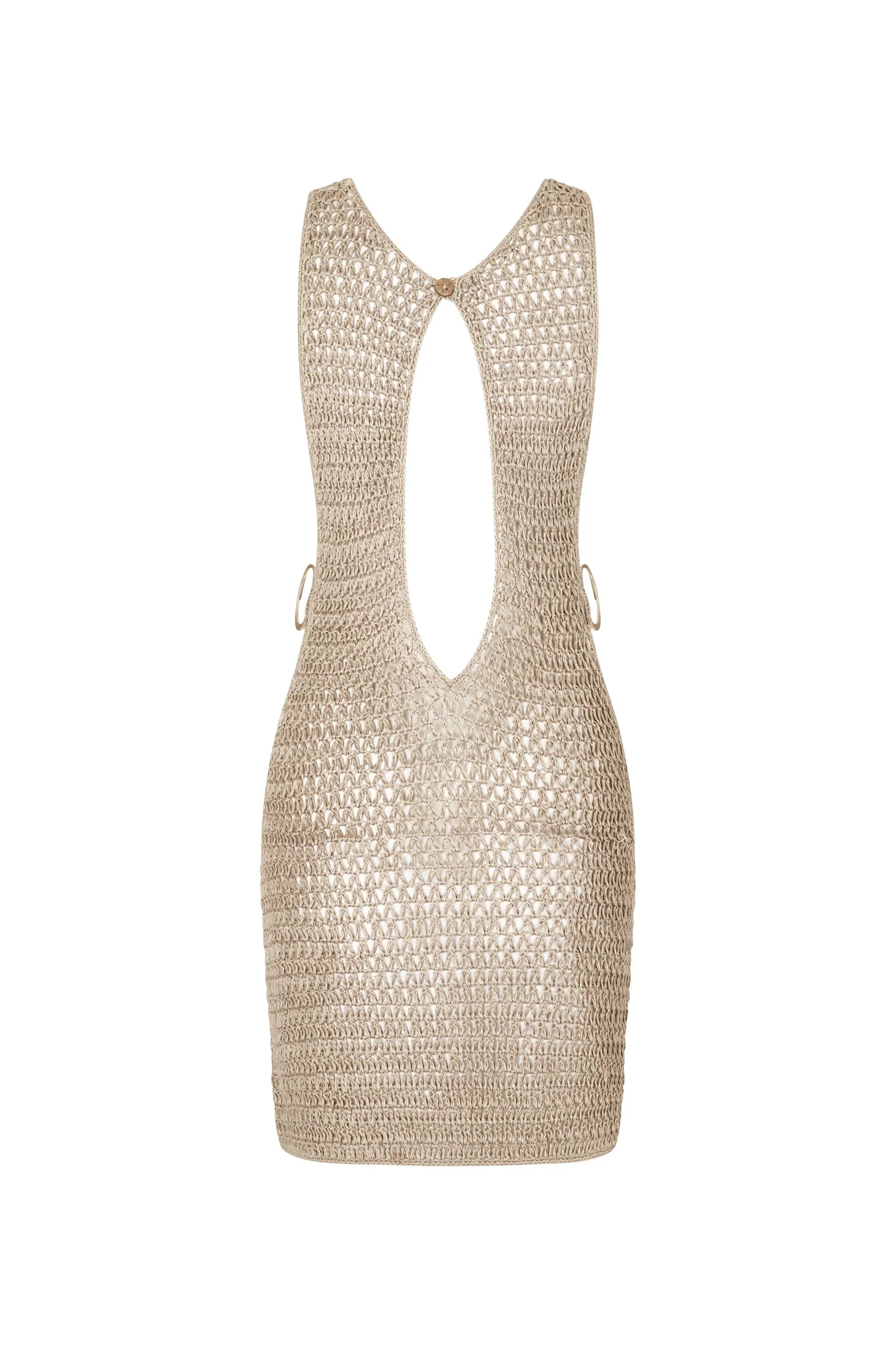 Women Summer Dress White Knitted | Summer Breeze 5