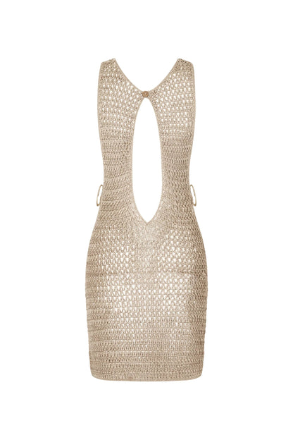Women Summer Dress White Knitted | Summer Breeze 5