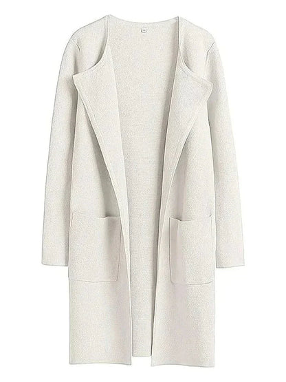 Women Belted Wool-Blend Long Cardigan | Arabella