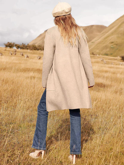 Women Belted Wool-Blend Long Cardigan | Arabella