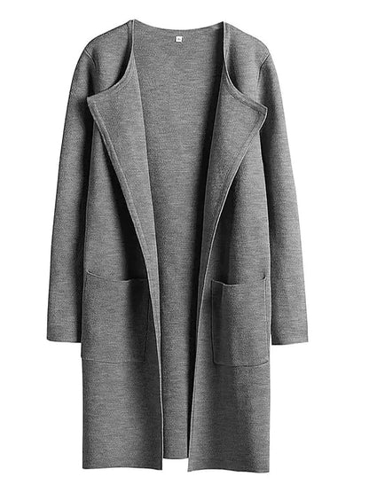 Women Belted Wool-Blend Long Cardigan | Arabella