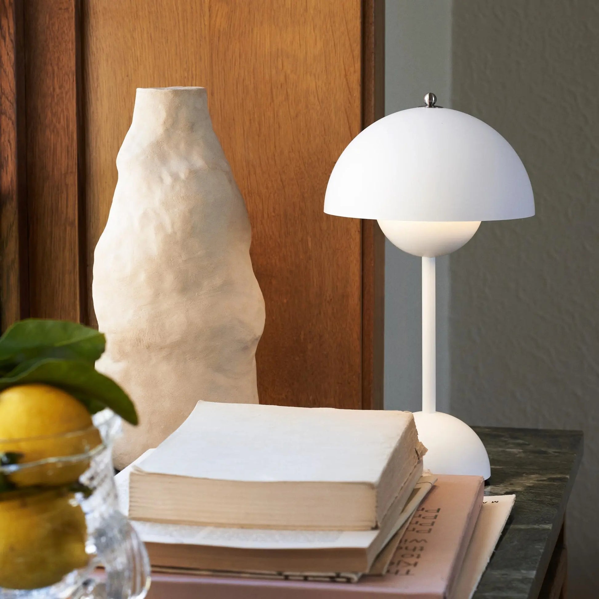 Home LED Lamp White Plastic | Lunarglo-4
