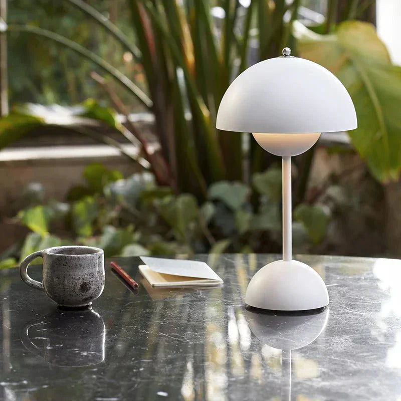 Home LED Lamp White Plastic | Lunarglo-1