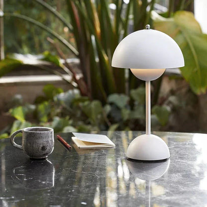 Home LED Lamp White Plastic | Lunarglo-1