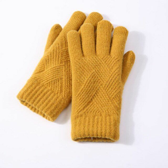 Women Knitted Winter Gloves | Elda