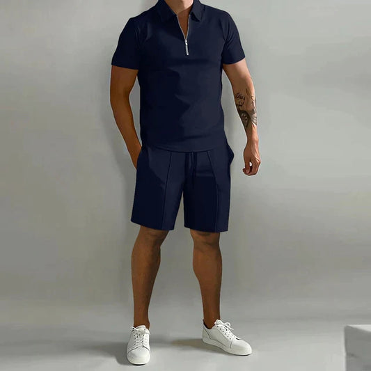 Drew | Poloshirt Two-Piece Set