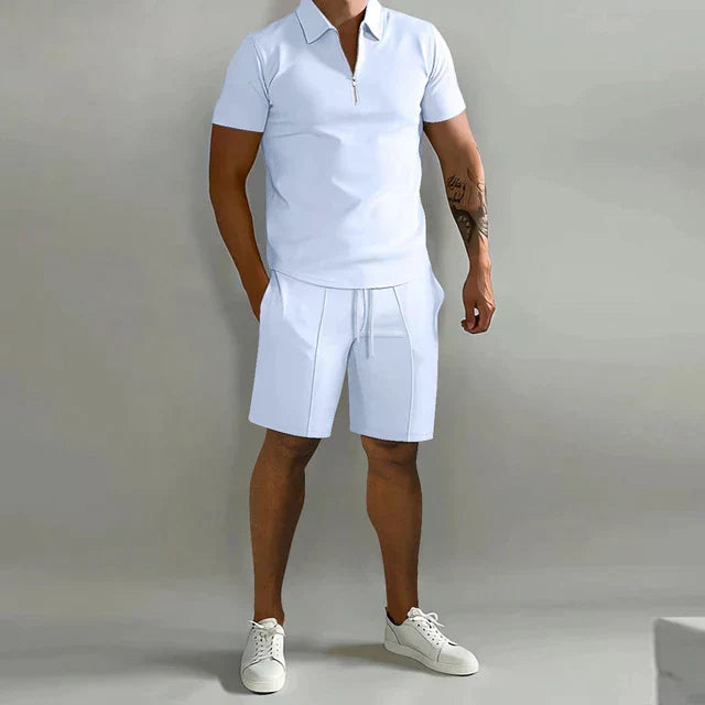 Drew | Poloshirt Two-Piece Set