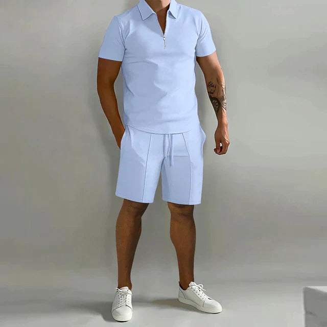 Drew | Poloshirt Two-Piece Set