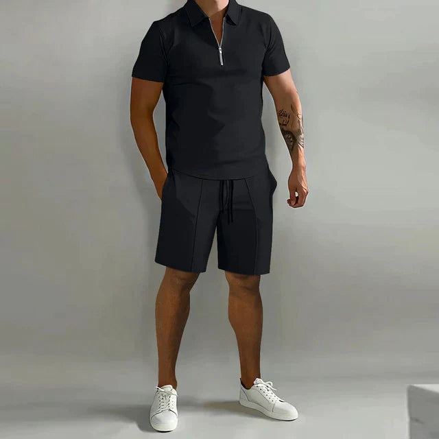 Drew | Poloshirt Two-Piece Set