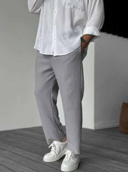 Filipo | Soft Ribbed Pants