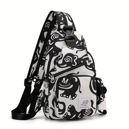 Printed Sling Backpack | Eve