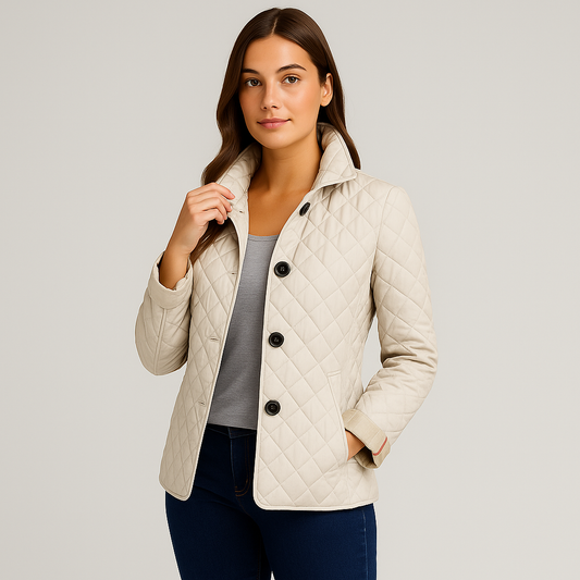 Women Quilted Tailored Jacket | Seraphina