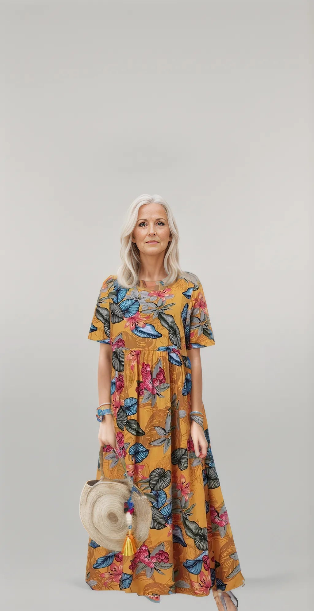 Floral Print Maxi Dress | Winifred