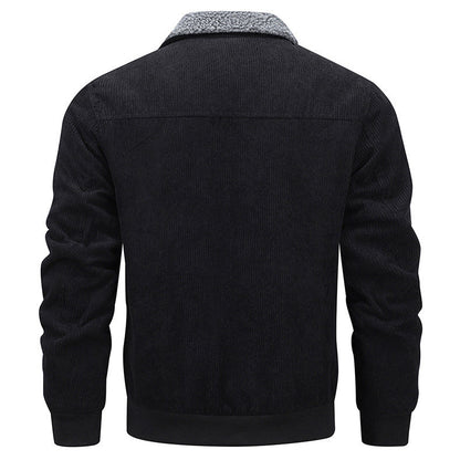 Men Sherpa-Lined Corduroy Jacket | Leonard